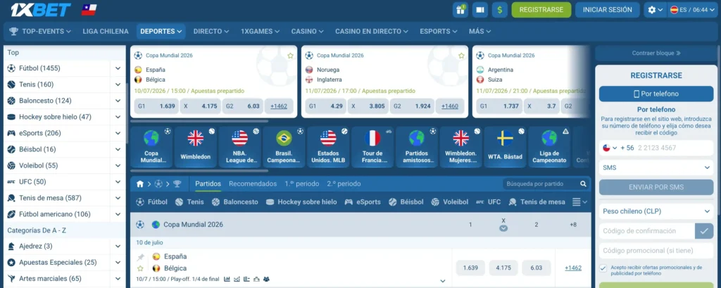 1xbet apuestas deportivas