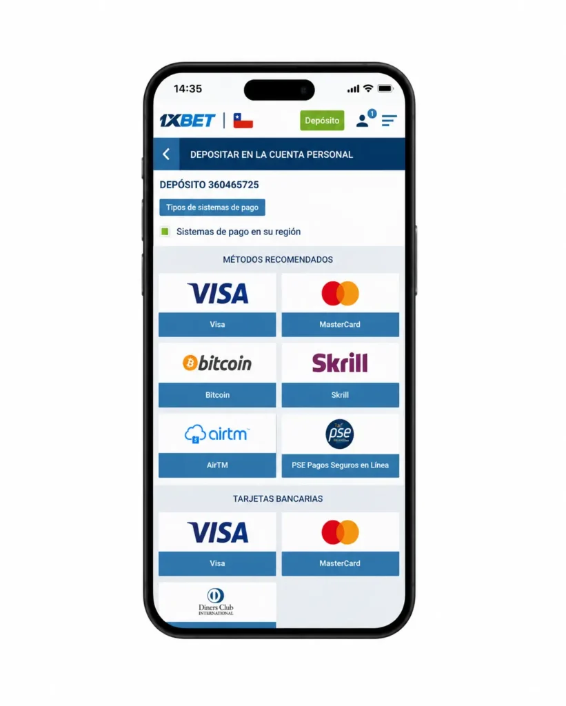 1xbet-métodos-de-pago-móviles